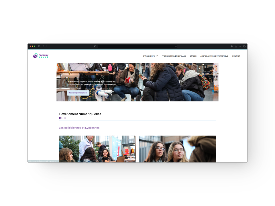 Mockup Numériqu'Elles